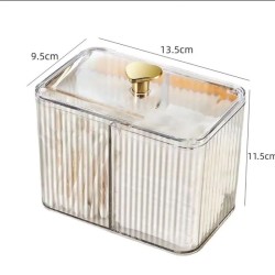 Acrylic Cotton Swab Storage Box