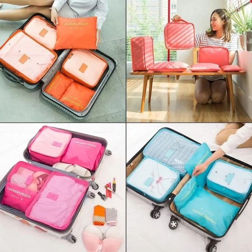 6 Pieces Travel Clothes Storage Bag 6 Pieces Travel Clothes Storage Bag