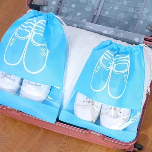 Portable Drawstring Shoe Bags (2 pcs)