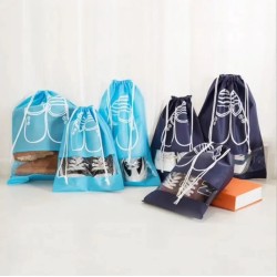 Portable Drawstring Shoe Bags (2 pcs)