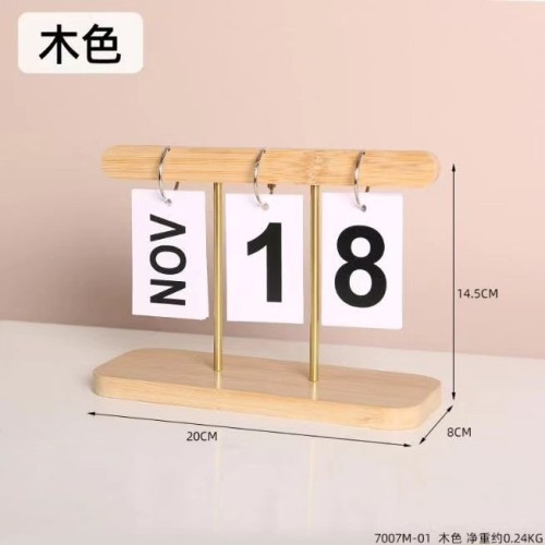 Wooden Desk Calendar Wooden Desk Calendar