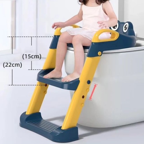 Kids Toilet Seat Trainer with Ladder – Safe, Adjustable & Fun Potty Training Solution Kids Toilet Seat Trainer with Ladder – Safe, Adjustable & Fun Potty Training Solution
