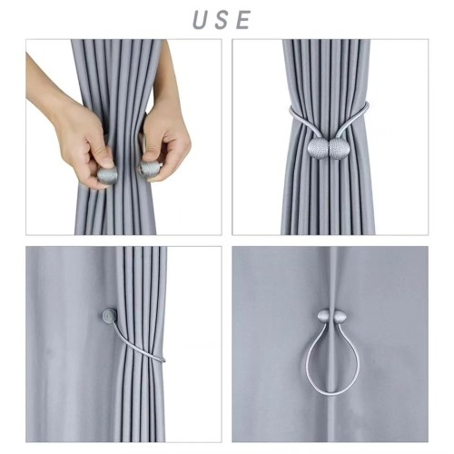 Magnetic Tieback Curtain Holder (Pair)