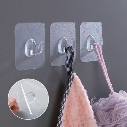 10pcs Adhesive Wall Hooks
