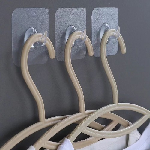 10pcs Adhesive Wall Hooks 10pcs Adhesive Wall Hooks