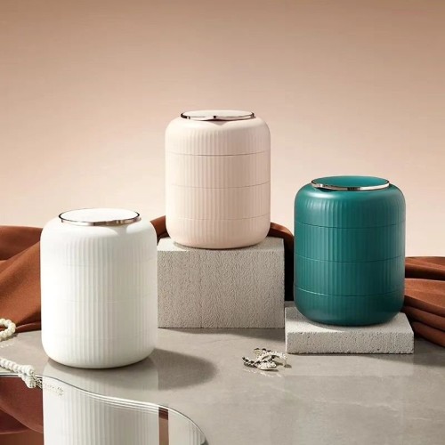 Rotating Multilayer Jewelry Storage Box