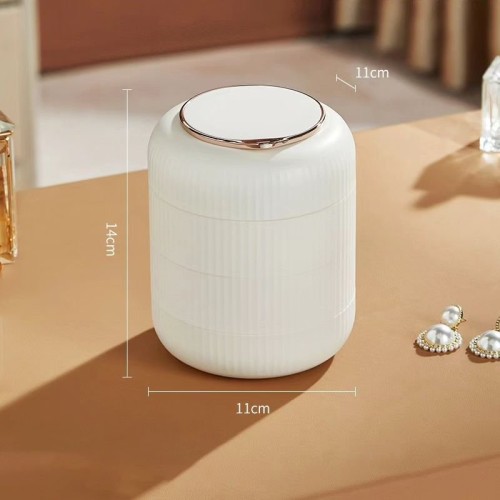 Rotating Multilayer Jewelry Storage Box