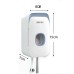 Toothpaste Dispenser with 2-Slot Toothbrush Holder Toothpaste Dispenser with 2-Slot Toothbrush Holder