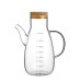 Glass Oil/Vinegar Dispenser with Bamboo Lid