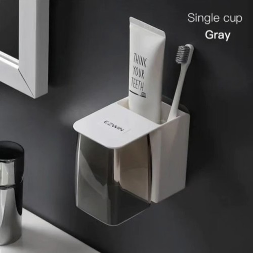 Single Cup Toothbrush and Paste Holder Single Cup Toothbrush and Paste Holder