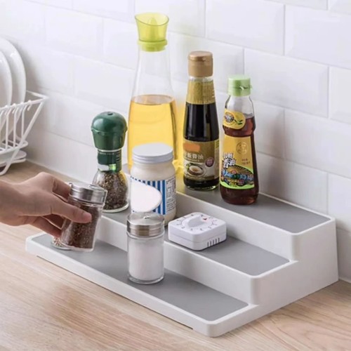 3-Tier Spice Rack Non-Slip Spice Jar Set Storage 3-Tier Spice Rack Non-Slip Spice Jar Set Storage