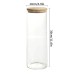 Glass Spaghetti/Cereal Storage Jar with Bamboo Lid Glass Spaghetti/Cereal Storage Jar with Bamboo Lid