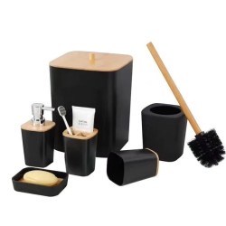 6-Piece Bathroom Organizer Set 6-Piece Bathroom Organizer Set