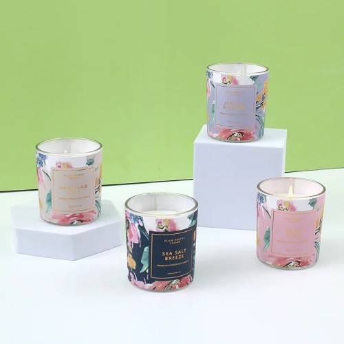 Glass Cup Scented Candles Glass Cup Scented Candles