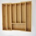 Expandable Bamboo Drawer Organizer