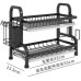 Heavy Duty 2-Tier Dish Rack with Cutlery Holder Heavy Duty 2-Tier Dish Rack with Cutlery Holder