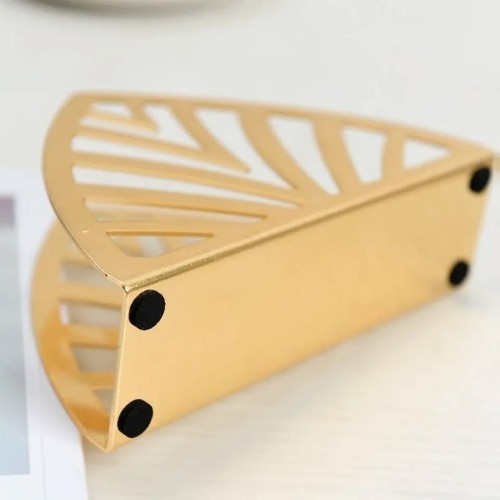 Gold-Plated Stainless Steel Napkin Holder