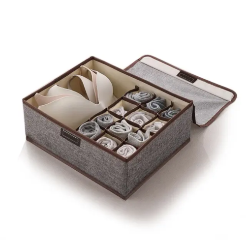 13-Grid Foldable Undergarment Organizer 13-Grid Foldable Undergarment Organizer