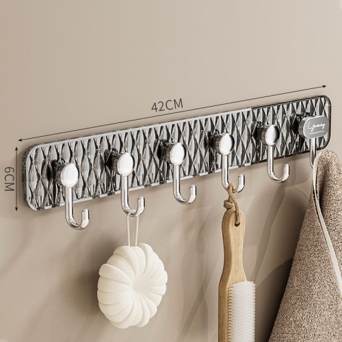 Luxury Six Row Adhesive Hooks Luxury Six Row Adhesive Hooks
