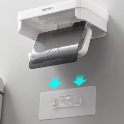 Wall-mounted tissue holder