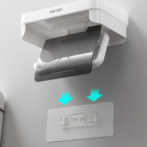 Wall-mounted tissue holder