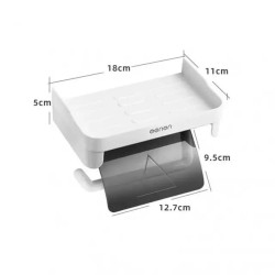 Wall-mounted tissue holder