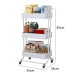 Multi-Functional Movable Trolley Storage Rack