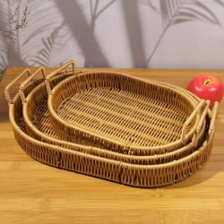 Rattan Multipurpose Basket-3pcs Set Rattan Multipurpose Basket-3pcs Set