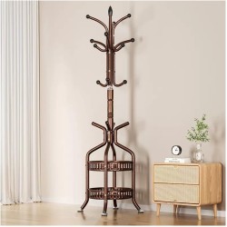Heavy duty Wrought Iron coat/handbag floor-standing rack