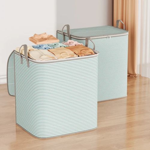 Striped Quilt/Duvet/Closet Organizer/Luggage Storage Bags-Set of 3pcs Striped Quilt/Duvet/Closet Organizer/Luggage Storage Bags-Set of 3pcs