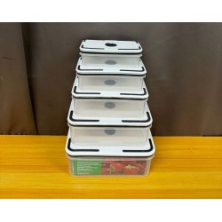 5 in 1 Plastic Transparent Fridge Food Storage Containers 5 in 1 Plastic Transparent Fridge Food Storage Containers