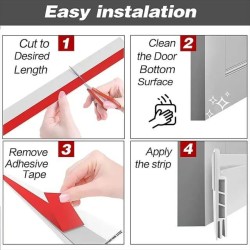 Under door sealing strip