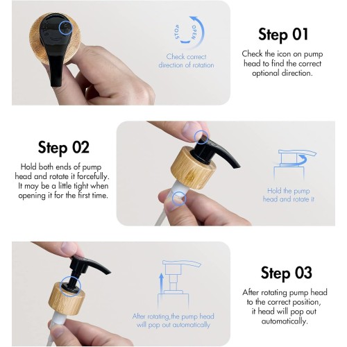 2-in-1 Soap Dispenser with Bamboo Tray 2-in-1 Soap Dispenser with Bamboo Tray