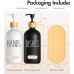 2-in-1 Soap Dispenser with Bamboo Tray