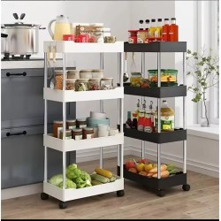4 Layer Multipurpose Storage Rack with Wheels