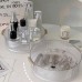 Ribbed Acrylic Lazy Susan/ Cosmetic Organizer