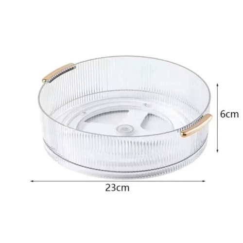Ribbed Acrylic Lazy Susan/ Cosmetic Organizer Ribbed Acrylic Lazy Susan/ Cosmetic Organizer