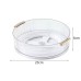 Ribbed Acrylic Lazy Susan/ Cosmetic Organizer