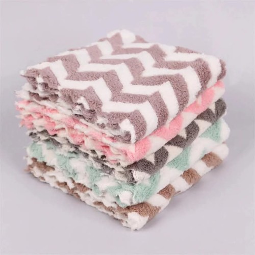 Wave Pattern Microfiber Kitchen Towel