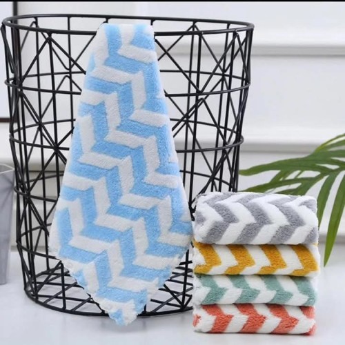 Wave Pattern Microfiber Kitchen Towel