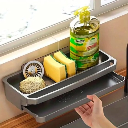 Wall-Mounted Sink Caddy Organizer
