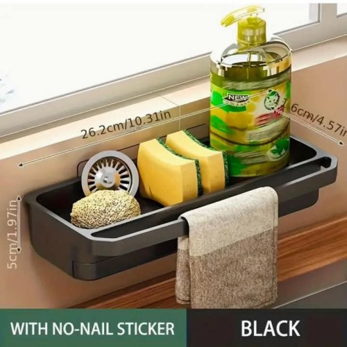 Wall-Mounted Sink Caddy Organizer