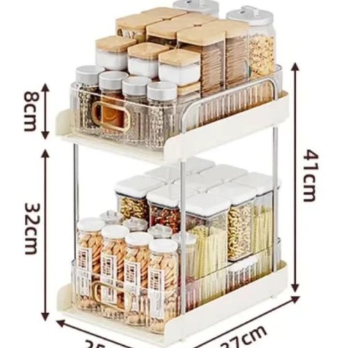 Luxury 2-Tier Multipurpose Storage Rack Luxury 2-Tier Multipurpose Storage Rack