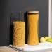 Glass Spaghetti/Cereal Jar With Airtight Bamboo Lid Glass Spaghetti/Cereal Jar With Airtight Bamboo Lid