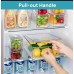 7pcs Stackable Acrylic Fridge Organizer Tins With Lid