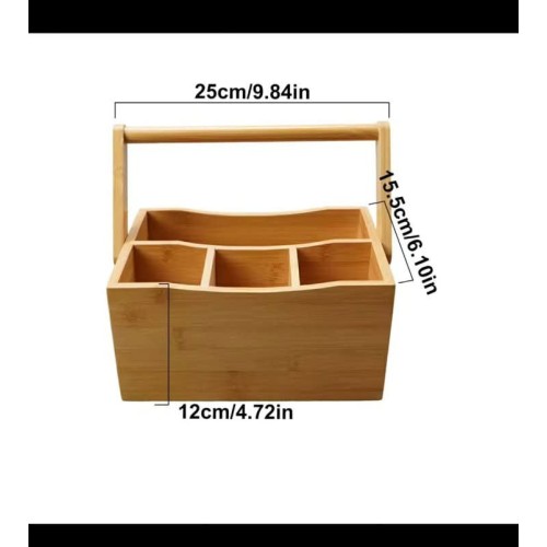 Bamboo Cutlery Holder