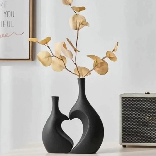 2in 1 Decorative Heart Shape Vase