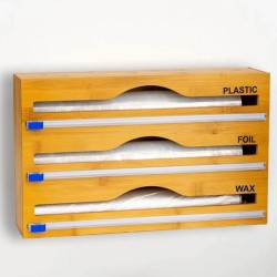 3-in-1 Bamboo Wrap Dispenser 3-in-1 Bamboo Wrap Dispenser