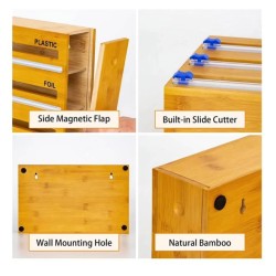 3-in-1 Bamboo Wrap Dispenser