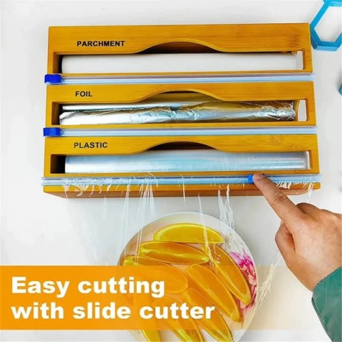 3-in-1 Bamboo Wrap Dispenser